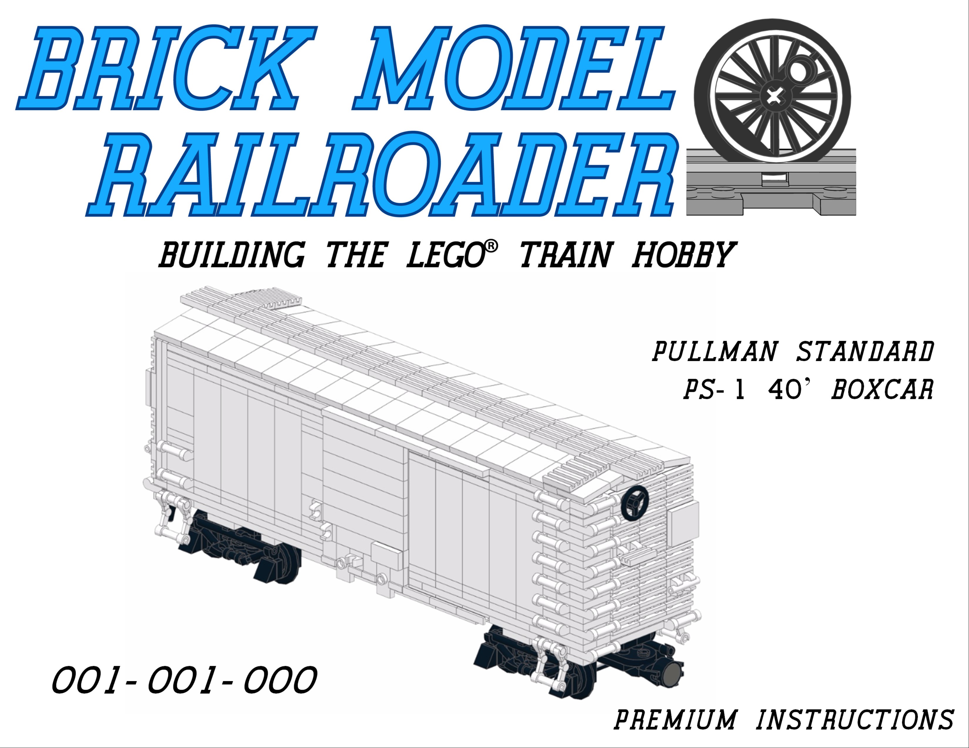 Pullman Standard PS 1 40 Boxcar Brick Model Railroader