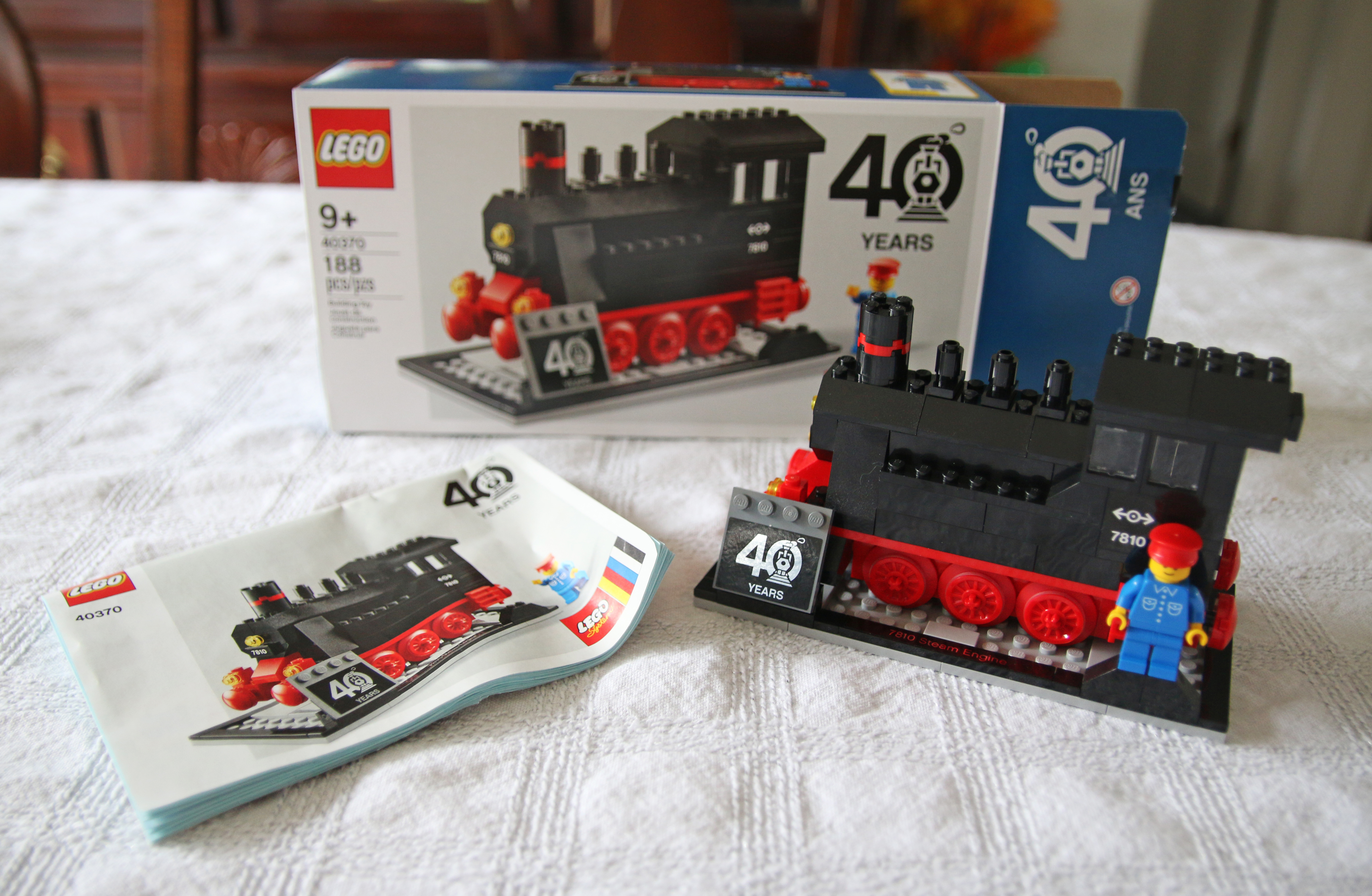40370 Acrylic Display Case for LEGO 40 Years Train Set 